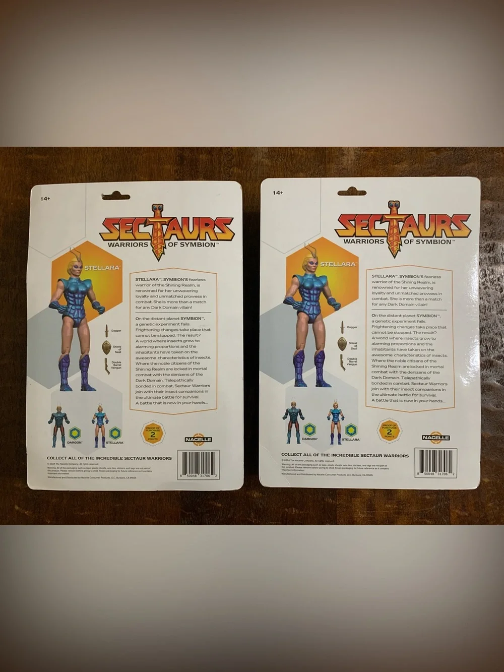 NIB Nacelle 2024 SECTAURS Warrior Of The Symbion Stellara Action Figure